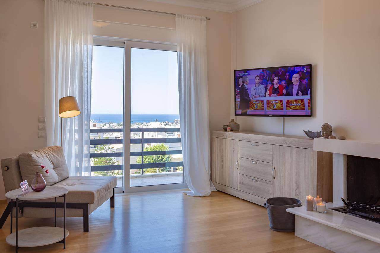 Rhea - Glyfada Sea View Apartment Aten Exteriör bild