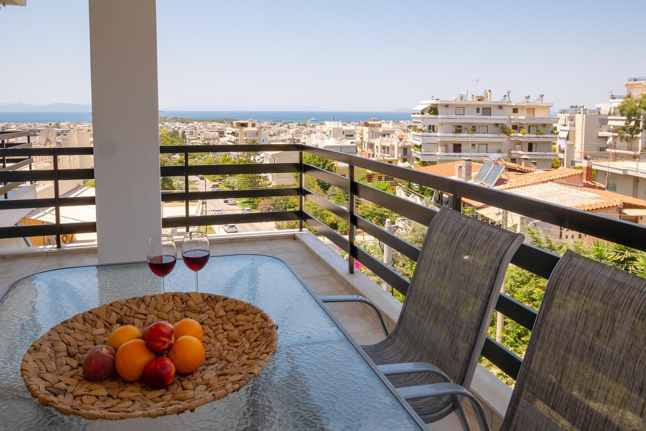 Rhea - Glyfada Sea View Apartment Aten Exteriör bild