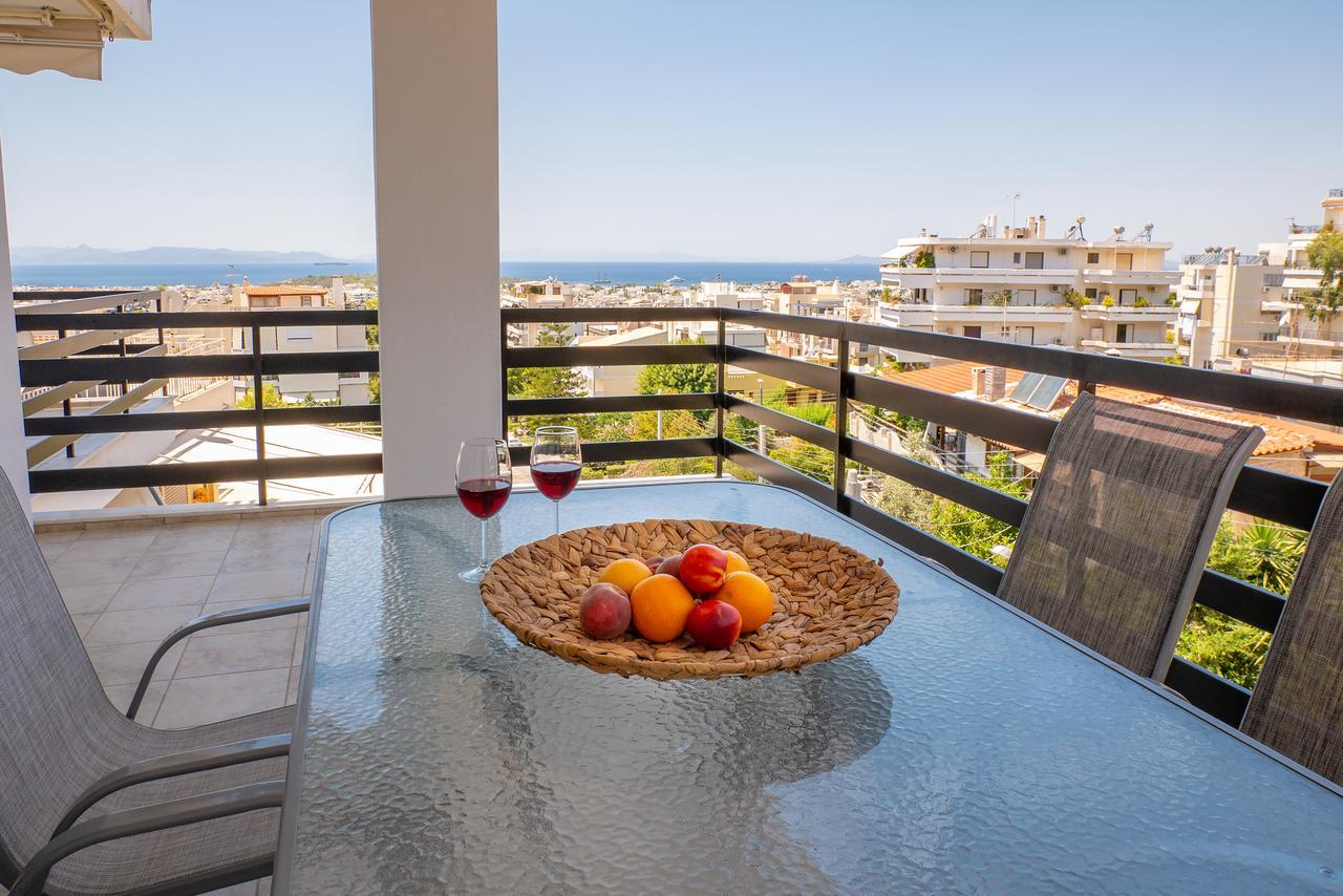 Rhea - Glyfada Sea View Apartment Aten Exteriör bild